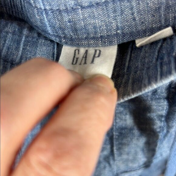 Gap Chambray Blue Drawstring Shorts - Picture 6 of 6